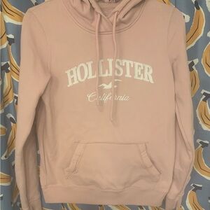 Hollister Women's Pink Hoodie Sweater